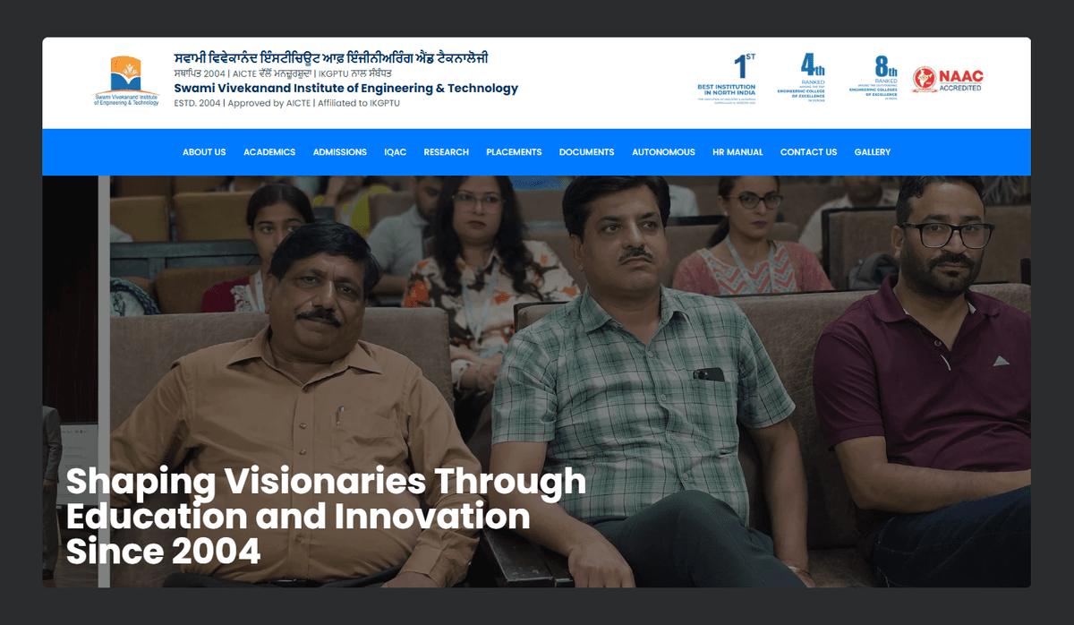 SVIET Website